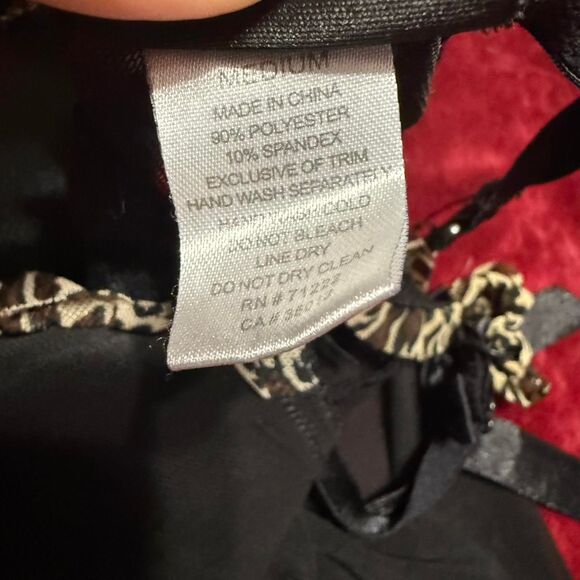 Y2K Rampage baby doll Leapord print top - Picture 7 of 7